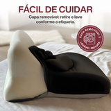 Capa removível e lavável: retire e lave conforme a etiqueta